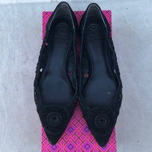 Tory Burch Leyla Flatin Black